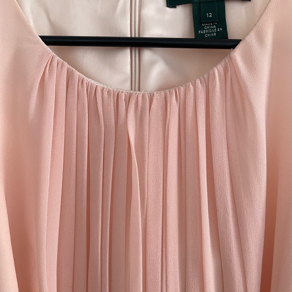 Blush Pink Ralph Lauren Evening Dress
